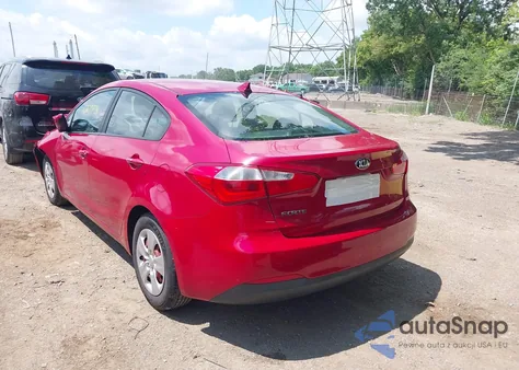 2016 Kia Forte Lx z USA, uszkodzony, nr VIN KNAFK4A62G5474850